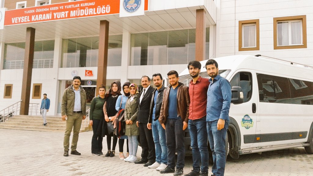 BesniYurdu ile VeyselKaraniYurdu öğrencileri hep beraber #KYKturnuva için Erzurum yolunda. @nciner @KYK_Adiyaman @SinanAksuKYK @meskikanbur