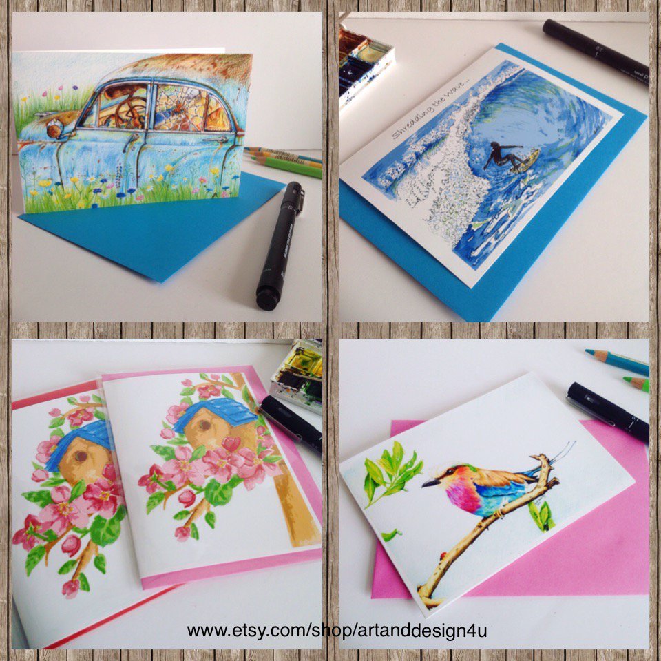 MAHardingsArt's tweet photo. Created by #FrameArtist @Darinsoft latest greeting card printed from original illustrations #etsychaching #art https://t.co/ewFPwjkyF5