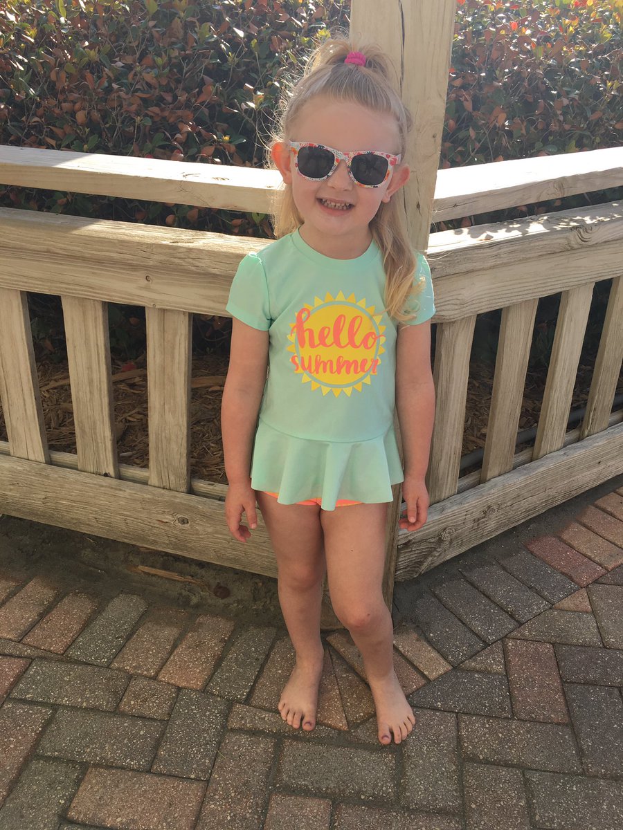 Kenzie Louise is L💛VING the beach! <a href="/TargetStyle/">Target Style</a> kids swim line is on point this spring! #targetlittles #targetstyle #beachbabe #mamasgirl