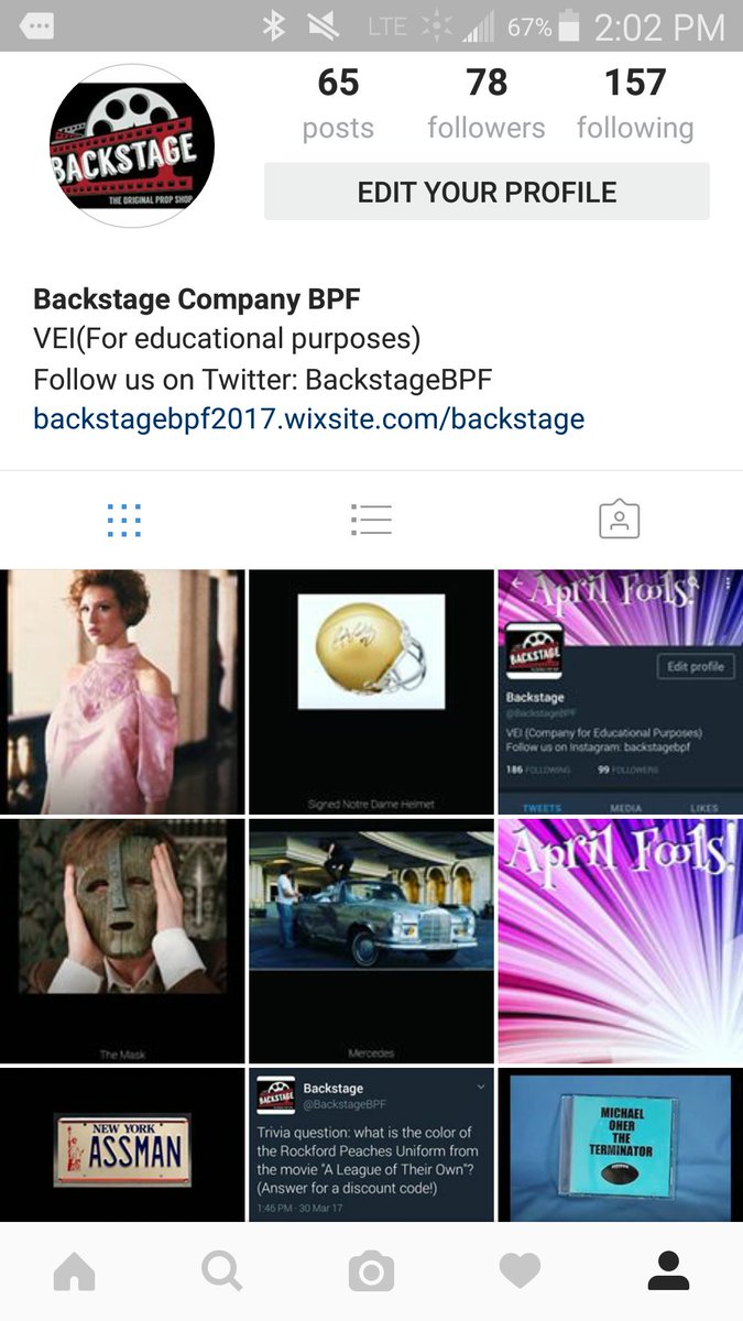 BackstageBPF's tweet image. Follow us on instagram to see cool pics of new products on the Backstage site!! @ backstagebpf