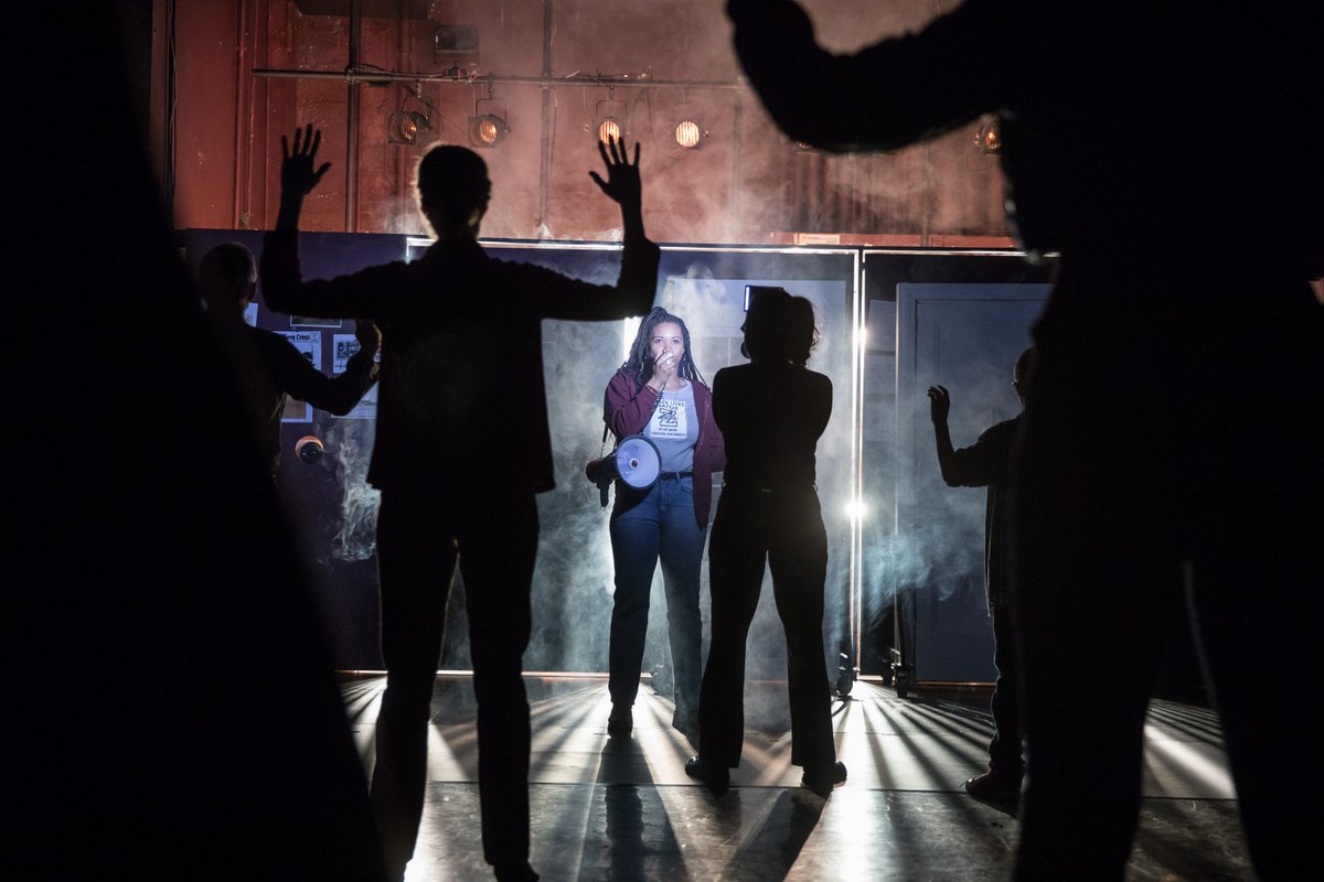 triadstage's tweet photo. Audiences are calling #ActionsandObjectives "riveting" "daring" "bold" &amp; "critical"! Only 2 more performances! Tix: https://t.co/fcI1uzwchv https://t.co/76oZ6hBFcu