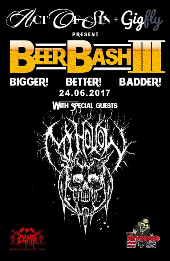 ActSin's tweet photo. #myhollow #beerbash3 @pilcrowtoronto @ChainfallMusic @DawnVally @cinecycle @odiummusic #viledriver #thecorporatelife https://t.co/u4dDT50UgK