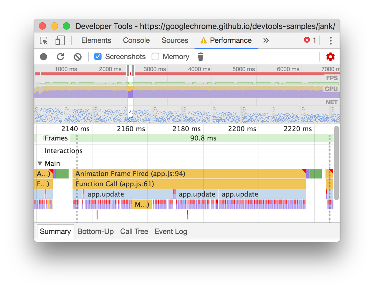 ChromeDevTools's tweet image. Check out our new tutorial on analyzing runtime performance developers.google.com/web/tools/chro…