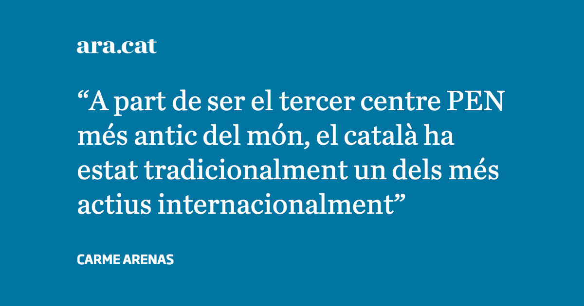 diariARA's tweet photo. 'El PEN Català, 95 anys de diplomàcia cultural', l'article de Carme Arenas https://t.co/o5ywdiiO74 https://t.co/GvW3pSp26M