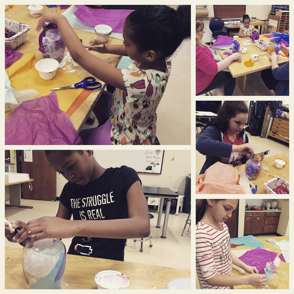 Exciting things are happening during spring break at the club! Check out our members #vasedecorating, playing #clue, and #cookiedecorating!