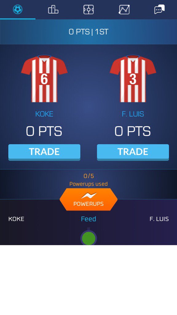 ToonDailyNUFC's tweet photo. I just drafted Koke &amp; Filipe Luis on @UltimateFanLive for Leicester City v Atlético Madrid https://t.co/aV0A7MbuWY https://t.co/j4ft5VIiyE