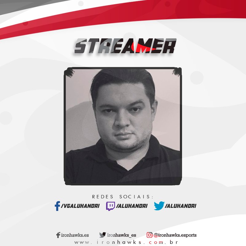 ironhawks_es's tweet photo. Que tal mais um anúncio de streamer oficial? 

Bem vindo @aluhandri! Que tal aproveitar que está online e conferir?

https://t.co/647Jm7qGnu https://t.co/PhcuqF3LDj