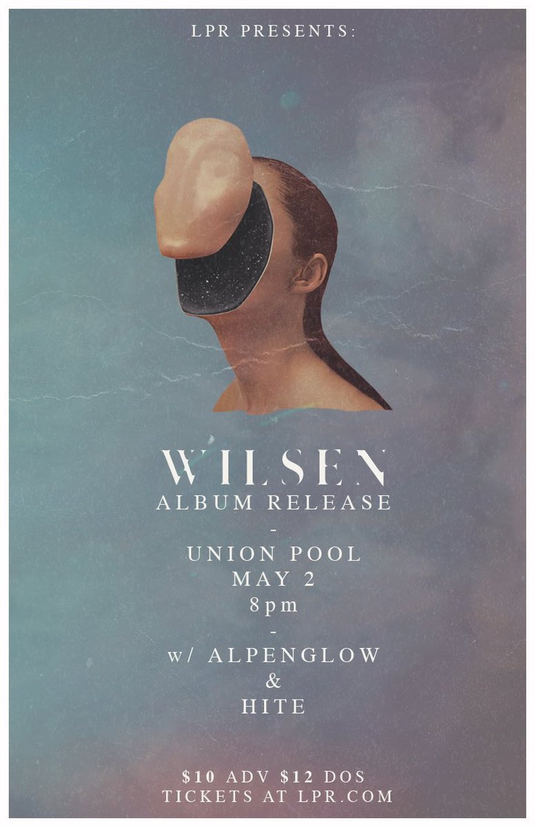 _heyhite_'s tweet photo. Playing @thisiswilsen's album release w @AlpenglowMusic  5/2 at @UnionPool ! ✨ tix at https://t.co/WbyonkzTq2 // @lprnyc #lprpresents https://t.co/UlKozpSSrN