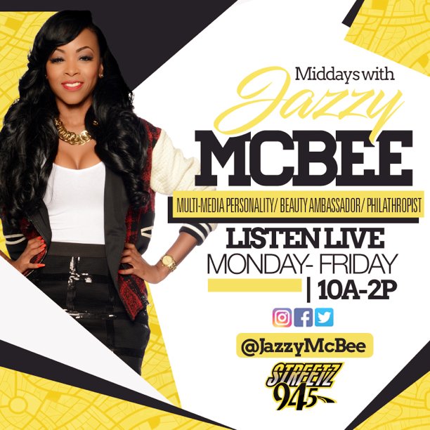 streetz945atl's tweet photo. The pretty girl from the #EASTSIDE @jazzymcbee is own every day from 10a -2p on @streetz945atl https://t.co/bn7yikWC5i