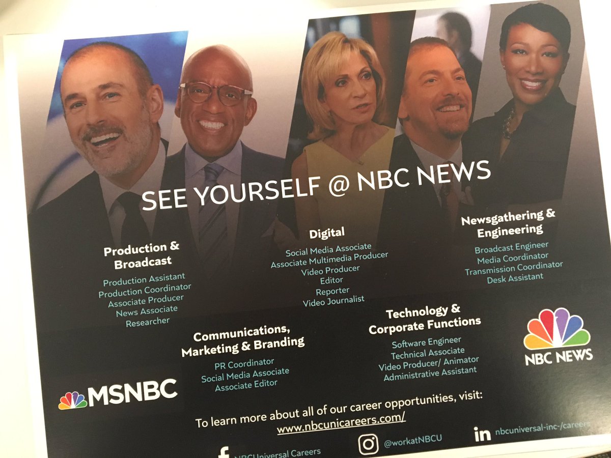 NewhouseNYC's tweet image. Our awesome race, gender and media professor @JoyAnnReid on the NBC promotional flyer!