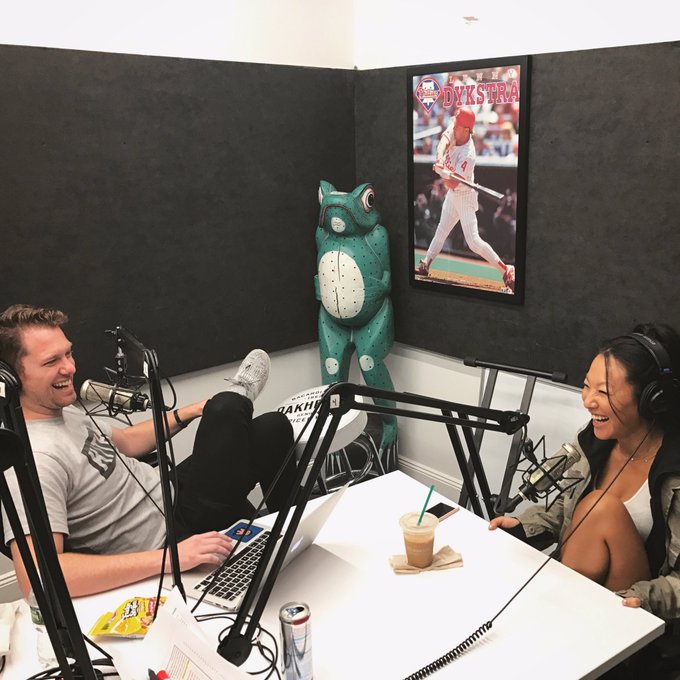 Quote & caption this pic from the recording of today's episode of https://t.co/bSc8nGLzKQ https://t.
