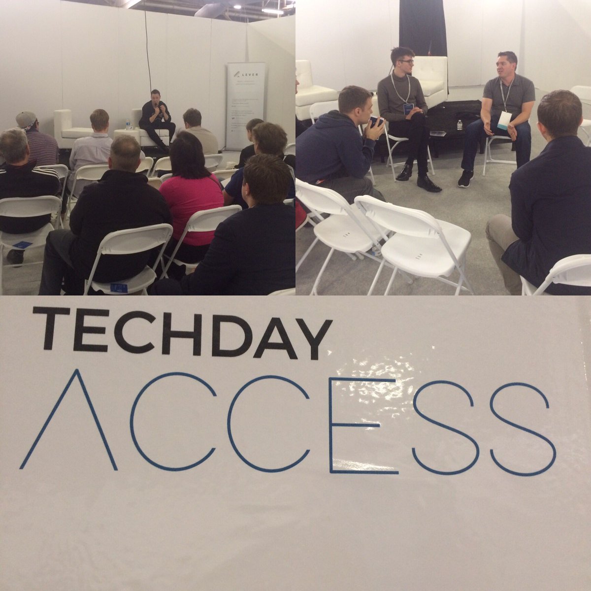 techdotlondon's tweet photo. Super awesome aspect of @TechDayHQ 2017...#TechDayAccess. Up close & personal chats with top level tech influencers. Really worth attending. https://t.co/BKmA3HPK92