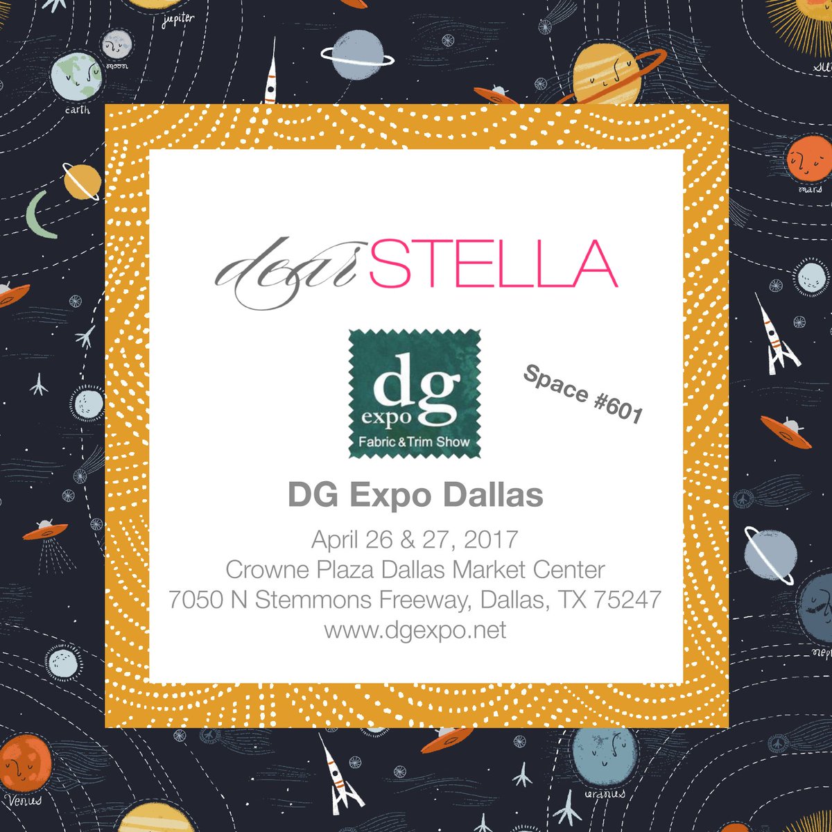 dearstellafab's tweet photo. Come visit us at @dgexpo next week! #DGexpo #raeritchie https://t.co/VBGD7hcXGa