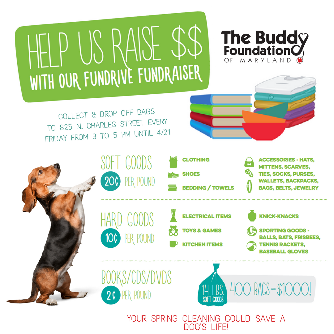 This Friday is the last day to drop off any unwanted goods for our Fun-Drive Fundraiser from 3-5PM! ❤️