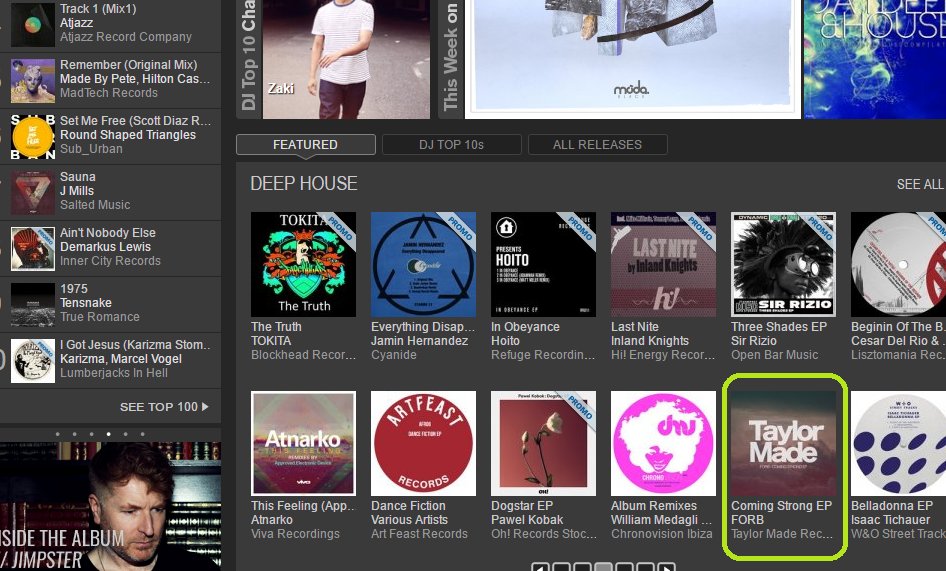 FORB 'Coming Strong EP' featured on the <a href="/traxsource/">Traxsource</a> Deep House main page! 💣🎶 Download 👉traxsource.com/title/786379/c… #realhousemusic #deephouse