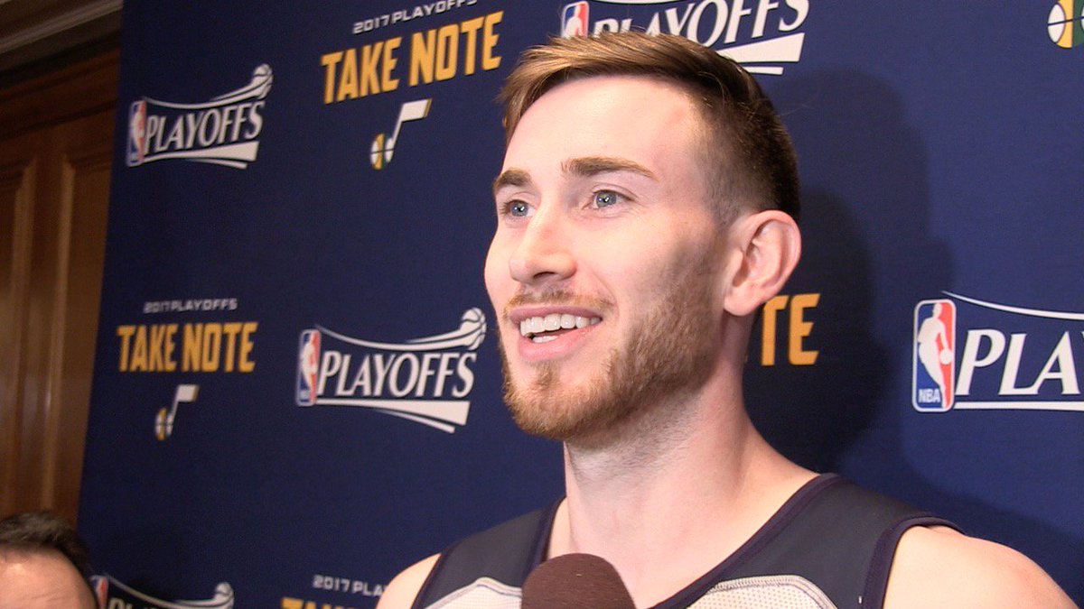Gordon Hayward // Shootaround 4.18.17  Watch: on.nba.com/2oKnond 📽  #UTAatLAC https://t.co/yRKRBh9c9K