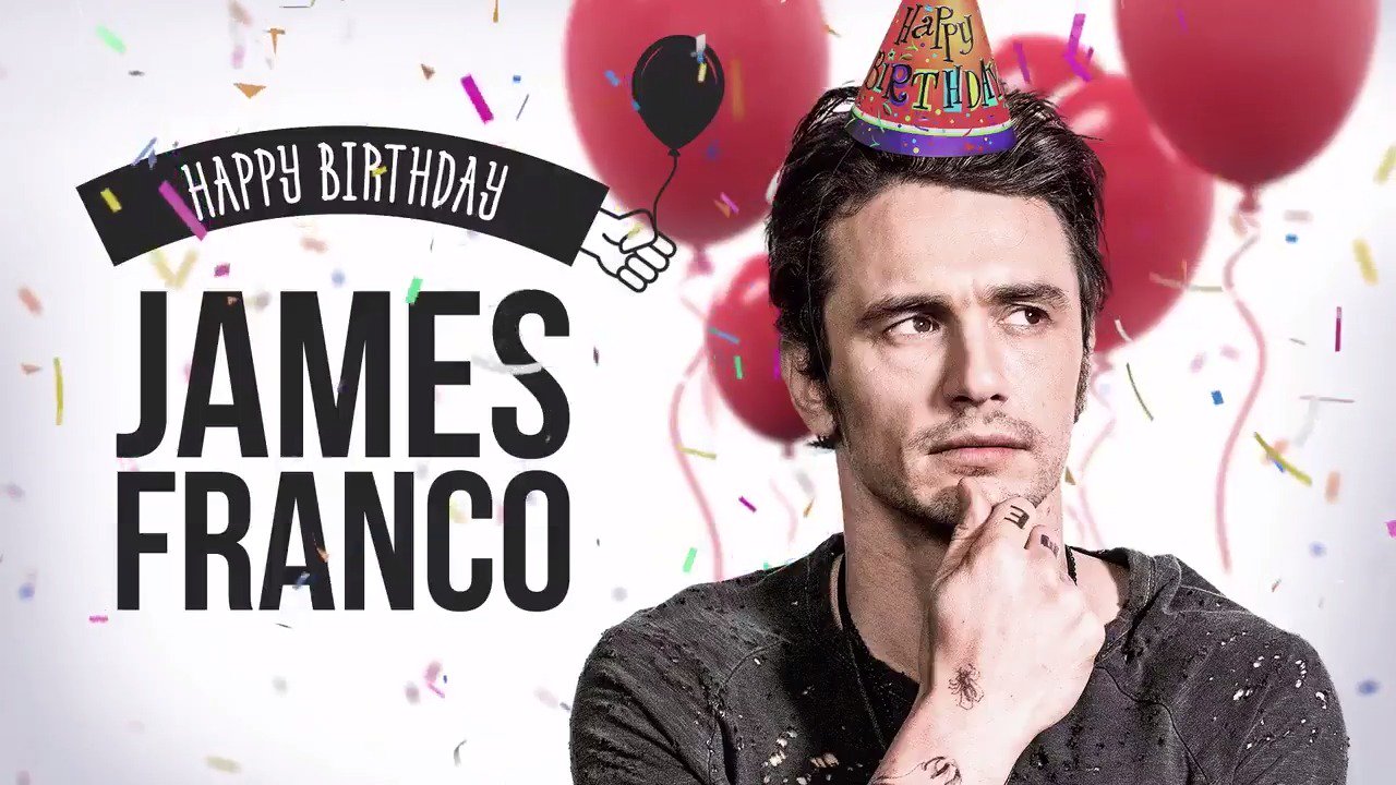 Help us wish James Franco a happy birthday. Make sure to seal it with a KISS. 