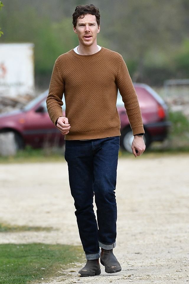 marilamarilina's tweet image. Good night dear ✨🌙 Sweet dreams with #BenedictCumberbatch in a pic from today 😍