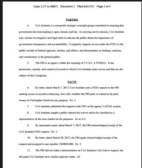ausbun_dean's tweet photo. @mccraw_birkie5 @johncardillo @OrlandCa1 Why would FBI pay a Britian Spy4 report?That this is the same dossier McCain claimed he gave FBI? #StagedIntel ???? https://t.co/zrAd53x9Bx https://t.co/ARytwHbORH