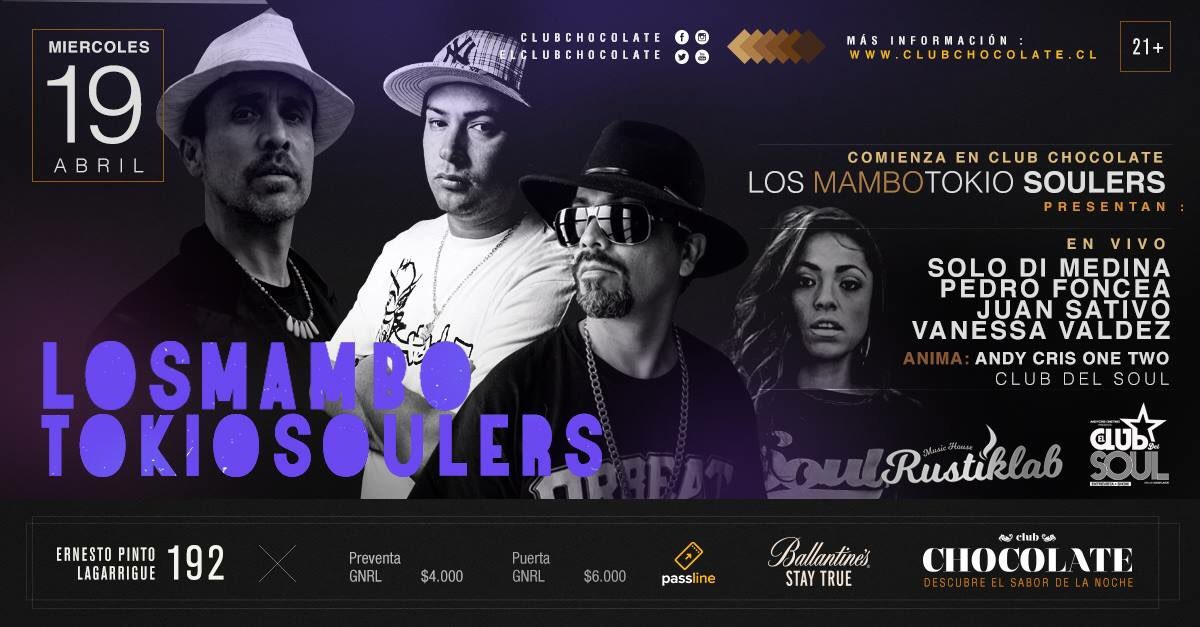 Mañana miércoles en <a href="/elclubchocolate/">Club Chocolate</a> Ojo... <a href="/radio/">...</a>zero977 <a href="/BML_CREW/">BlackMusicLovers.cl</a> <a href="/viax/">VIA X</a> <a href="/radiousach/">Radio USACH 94.5 FM</a> @radio <a href="/El_Ciudadano/">El Ciudadano</a>