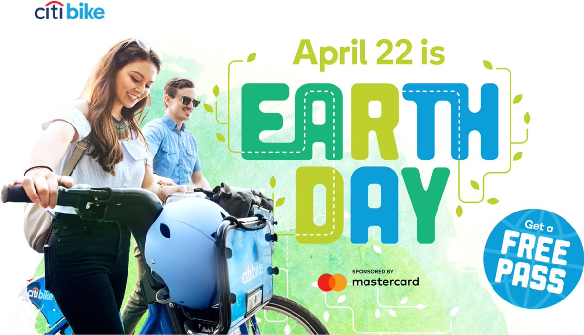 Image result for citibike earth day 2017