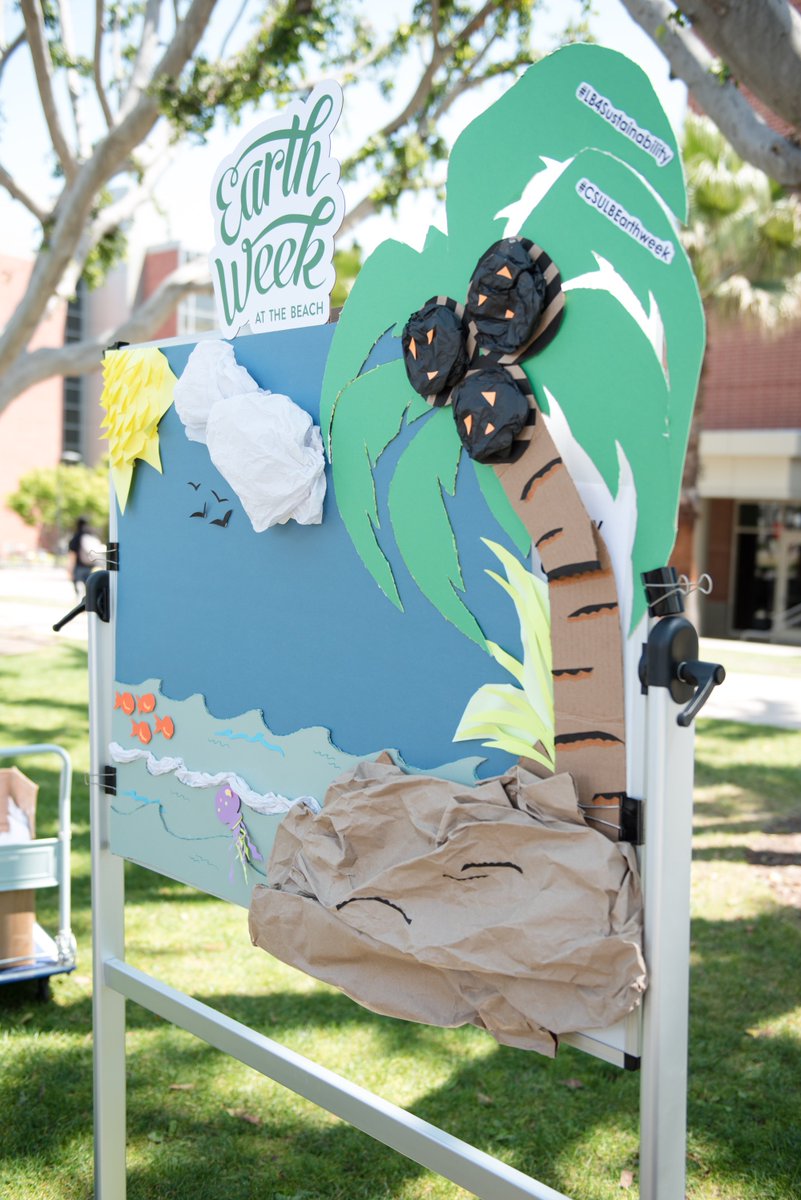 CSULB's tweet photo. Today's Eco-Fair had games, giveaways, face painting and free pizza. ππΏπ #csulbEarthWeek #LB4Sustainability #gogreen #ecoswag https://t.co/9oODgVPDug
