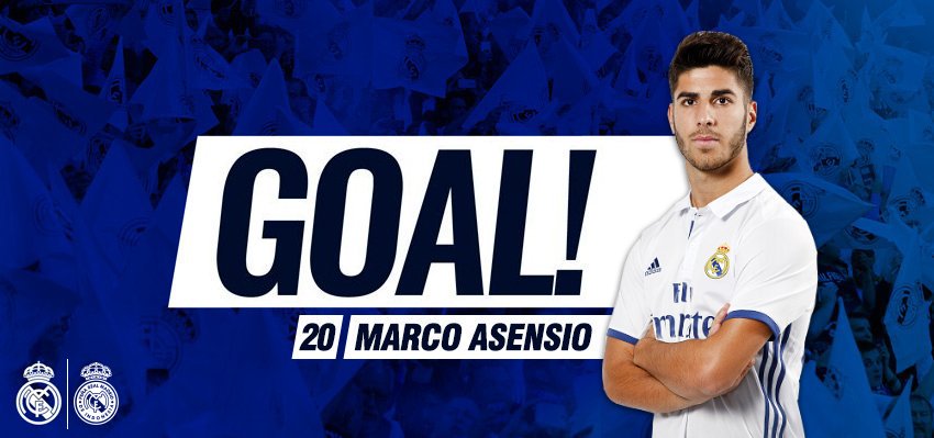 Madrid_Indo's tweet photo. 112' GOOOOOOOOOOOL ASENSIOOOO!!

#RealMadrid 4-2 Bayern München
(Agg: 6-3)

#RMUCL #HalaMadrid https://t.co/pCg6hxwg1v