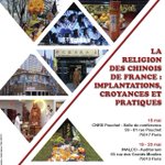 Colloque "La religion des Chinois en France" - Paris, 18-20 mai 2016 - https://t.co/rHzkdmWzBv 