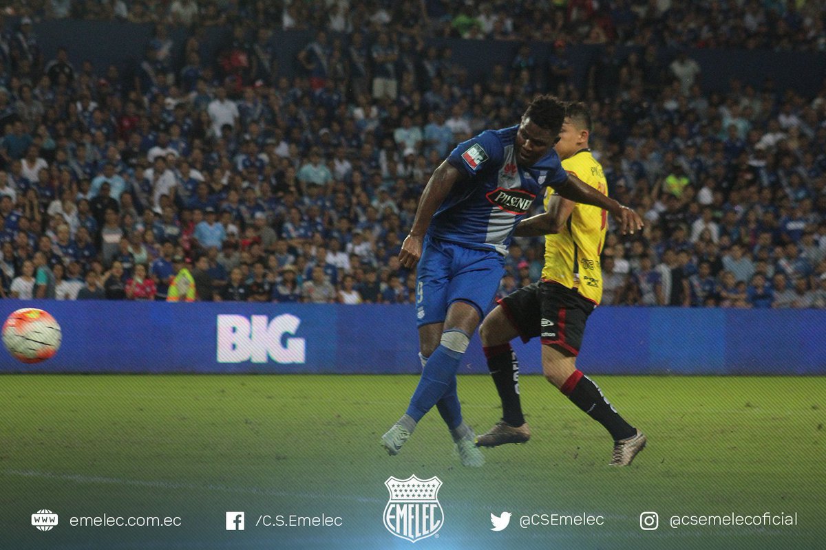 CSEmelec's tweet photo. 📷 Postales del Clásico: Goooooool de Marlon De Jesús 👏 https://t.co/ijqDHvGUFO