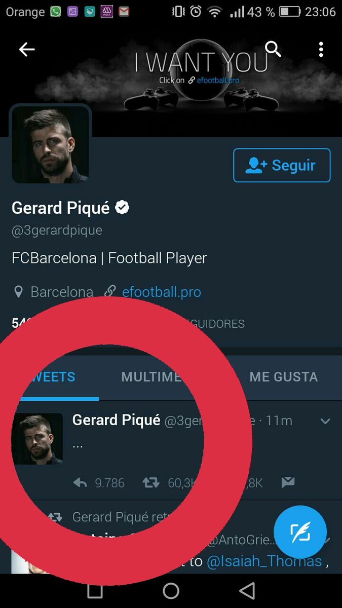 Teresapalma_'s tweet photo. La vida sigue @3gerardpique #HalaMadrid #RealMadrid #QuienDijoRemontada #SinRobos GRACIAS @Eliisaa_12 ❤ @realmadrid https://t.co/IEJXeBLsro