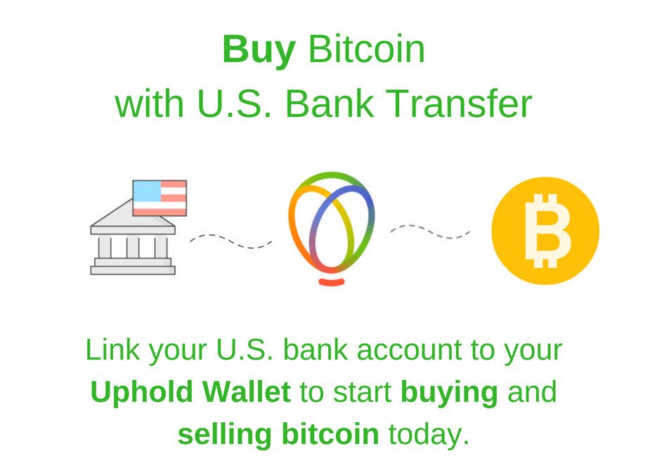 UpholdInc's tweet photo. Uphold members can easily buy #Bitcoin with #USD right from their linked bank account. Start today: https://t.co/aLR5uoTuYj https://t.co/DvwFANXh3w