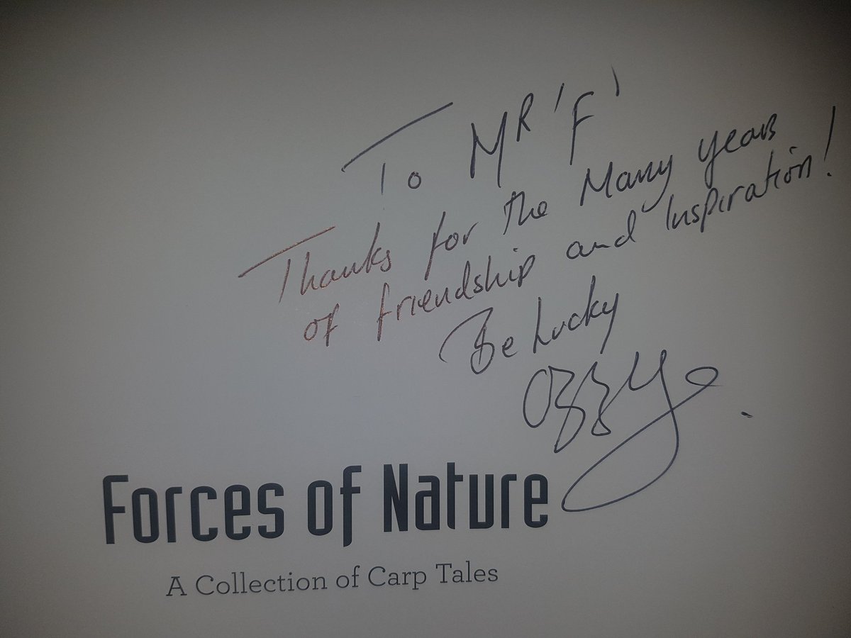 PaulForwardMrF's tweet photo. Look forward to reading this long awaited epic from my old mate "Ozzie" .#topbloke. #topangler https://t.co/iiAGx7ZC0c