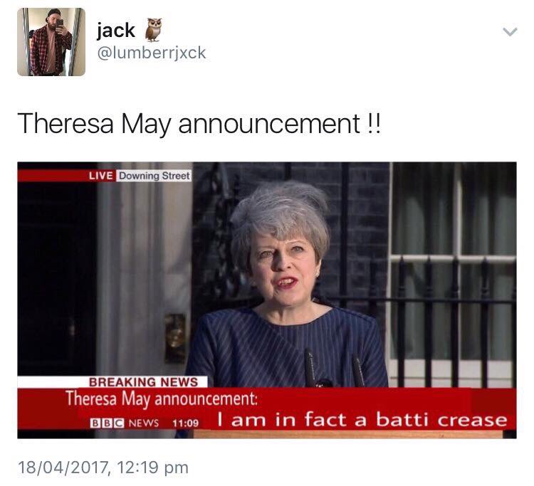 PMsQuestions's tweet image. #BreakingNews #GE2017 #GeneralElection2017 #AliGInDaHouse