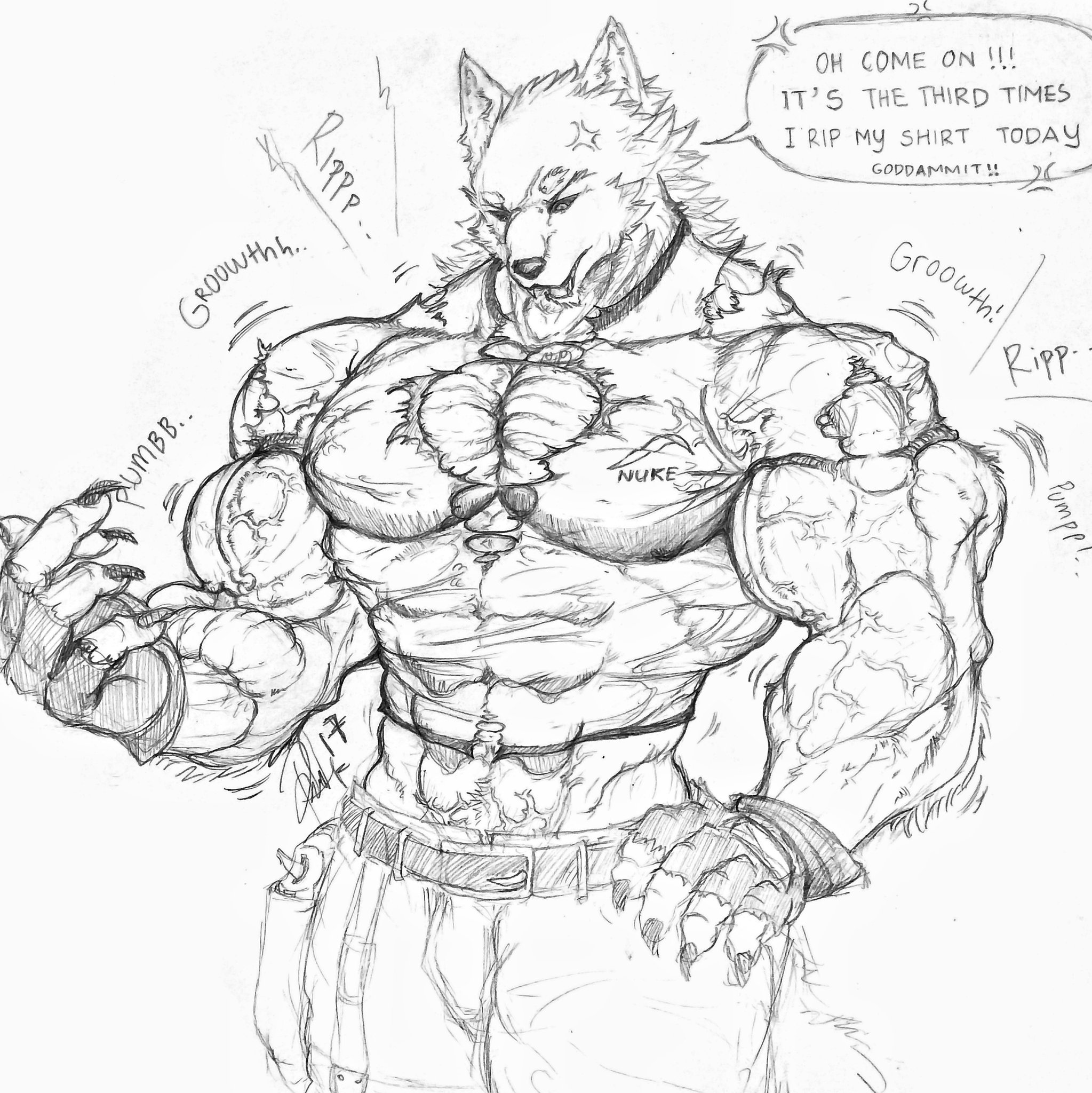 Muscle growth оборотни