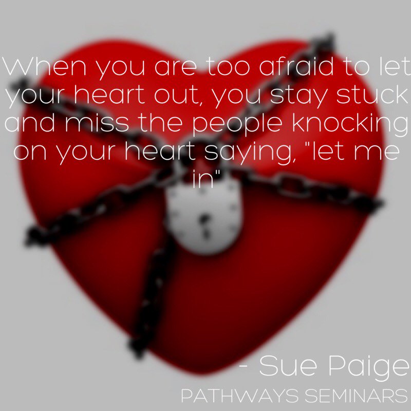 PathwaysSeminar's tweet image. When you are too afraid to let your heart out, you stay stuck and miss the people knocking on your heart saying, "let me in"