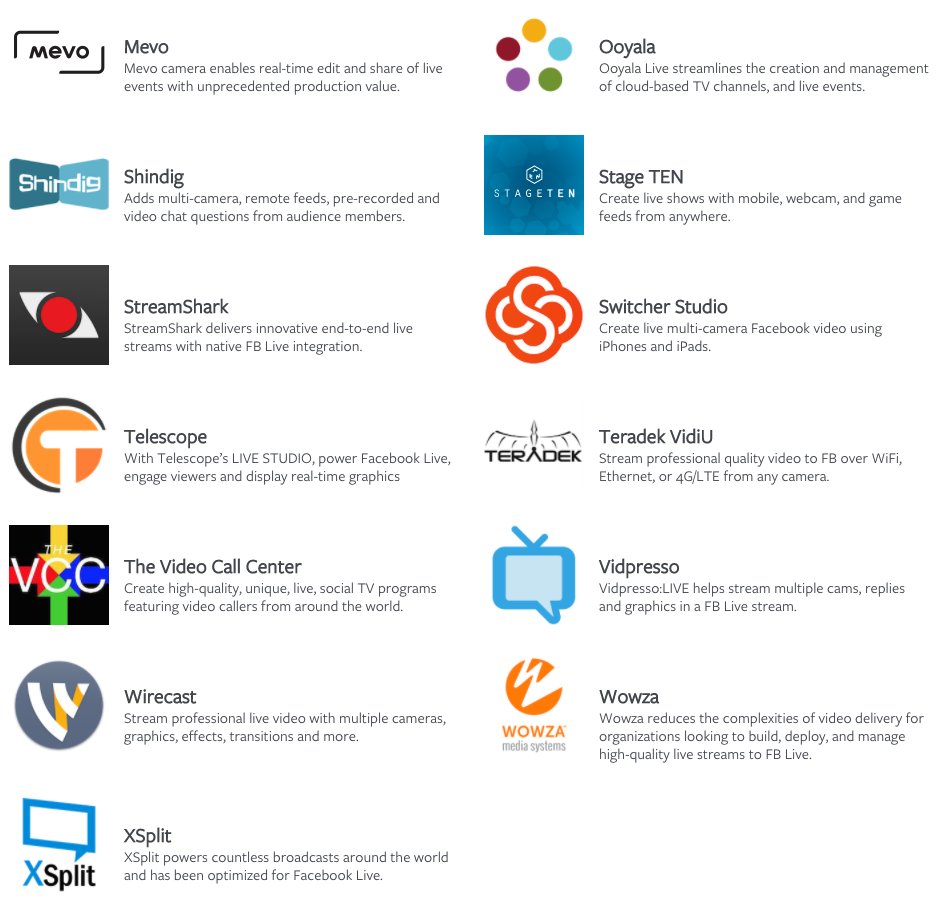 iSocialFanz's tweet image. #liveApi is open for all profiles, schedule broadcast, add external hardware for #FacebookLive

@Delmondo @Wirecast @SwitcherStudio #f82017
