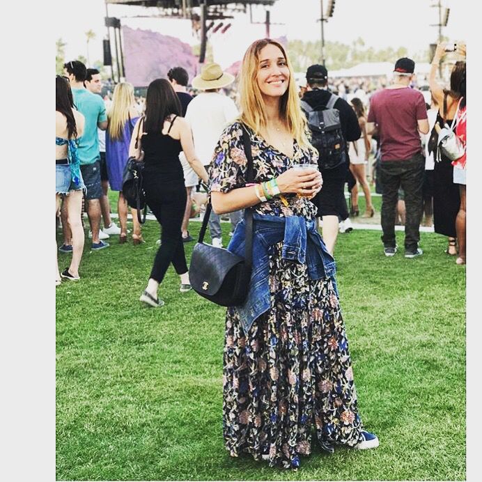 Coachella 2017 <a href="/BelmodoTiany/">Tiany Kiriloff</a> #wear #it #as #her #the #maxi #dress #reposting #coachella #coachella2017