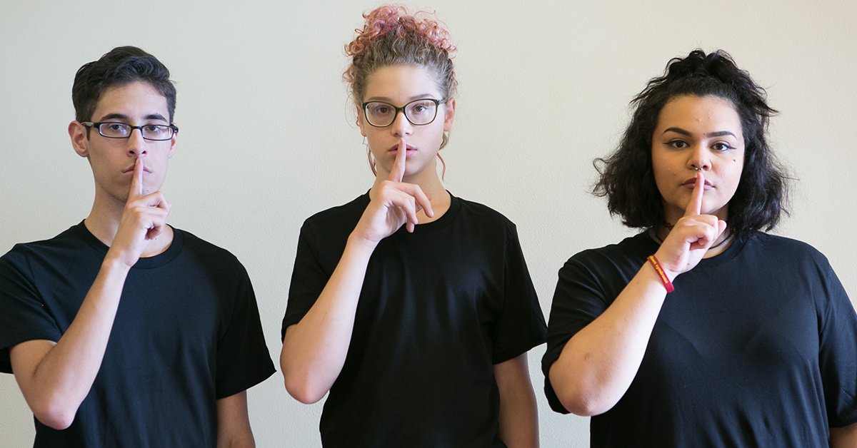 GLSEN's tweet photo. 1. Don't use duct tape to cover your mouth! 9 more tips for #DayofSilence → https://t.co/9AO0px2qO5 #LGBTQ https://t.co/Sjr19lZmut