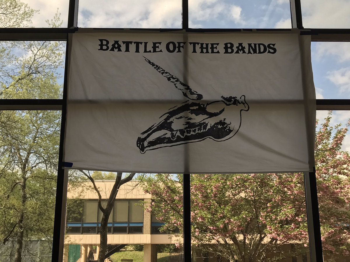 BandBattle2017's tweet photo. Library. 4/20. 7:00 pm. Be there. https://t.co/nTXIskbdnv