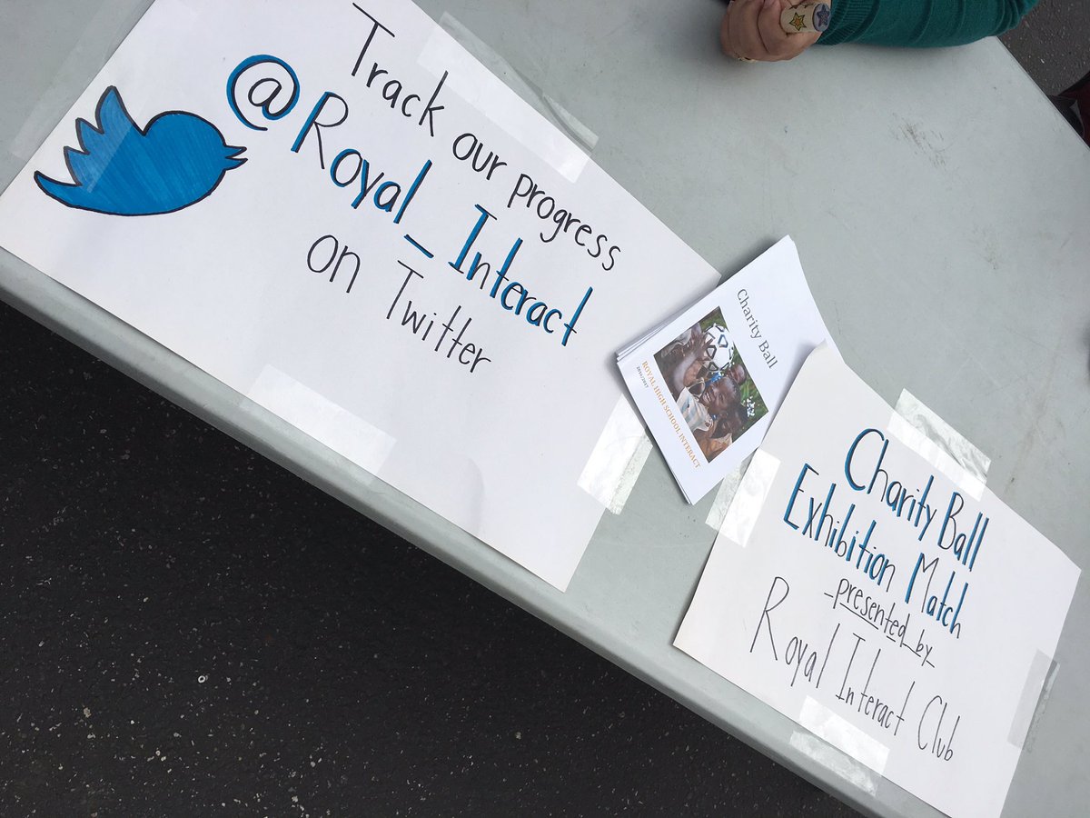 Royal_Interact's tweet image. Come to our Charity Ball game! Right now in the RHS stadium!