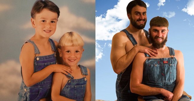CollegeHumor's tweet photo. 13 Adults Who Perfectly Recreated Childhood Photos - https://t.co/B6jDz15adA https://t.co/E6xSkNA0Dn