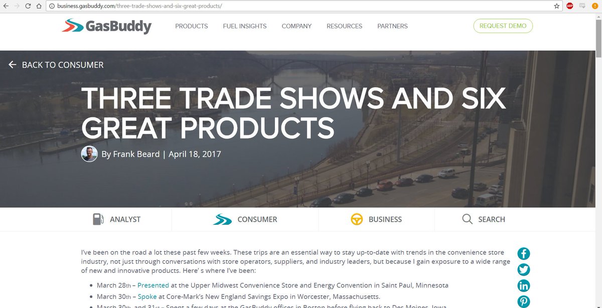 FrankBeard's tweet photo. Three trade shows and six great products. Check out what I found! https://t.co/uBXriCwQtZ @reddbar @Coldbrewtus @boxedwater https://t.co/N7GLHXWqUx