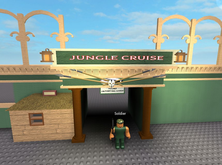 Yoroblox12's tweet photo. Working with @ForeverStudio__ building #JungleCruise from #Disneyland https://t.co/XKmx3FTy5h