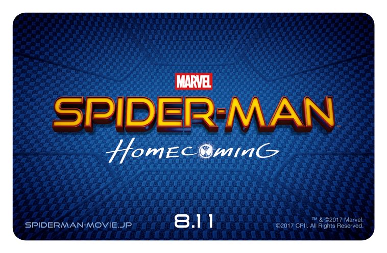 【蜘蛛糸のように巻き上げろ!!】 『#スパイダーマン:ホームカミング』の、全国共通前売鑑賞券(ムビチケカード)が4月22日より全国の公開劇場にて販売決定。前売り購入特典として、タイトルロゴにある"スパイダーマンフェイス"をイメージした映画特製イヤフォン・コードリール付き!