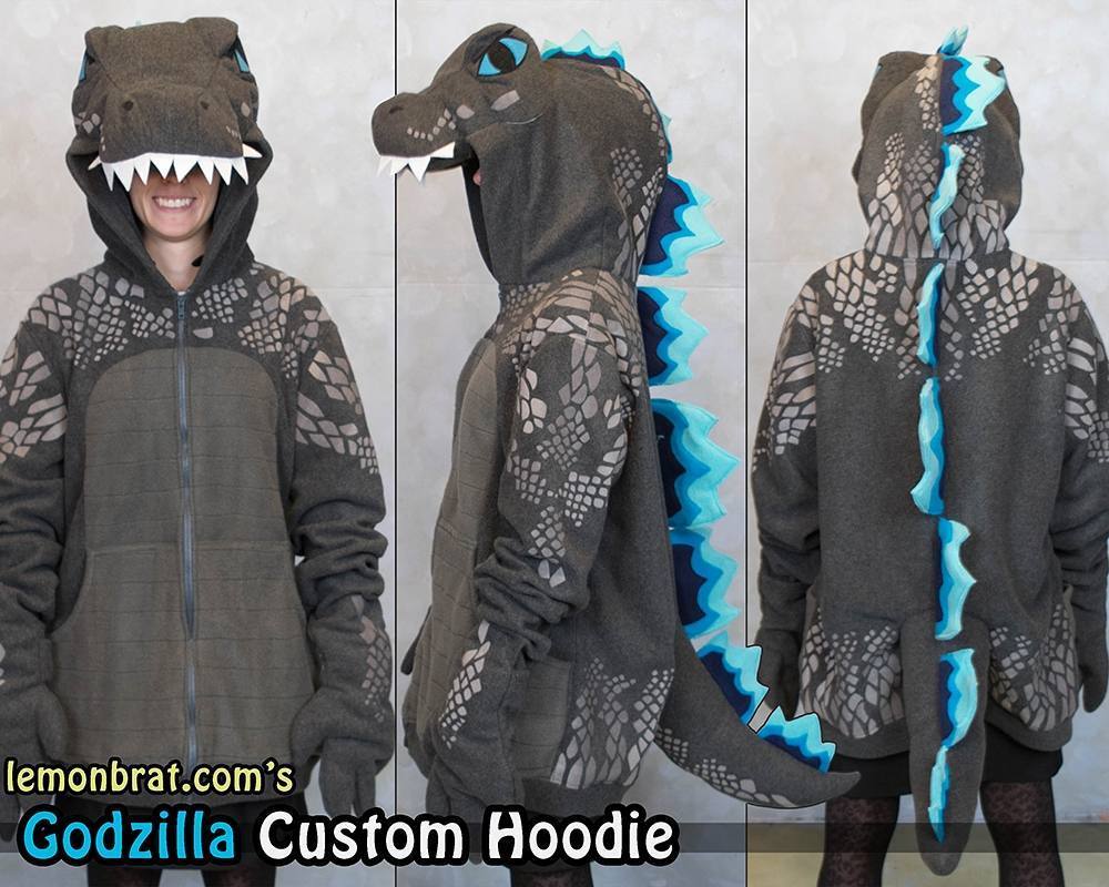 godzilla hoodie costume