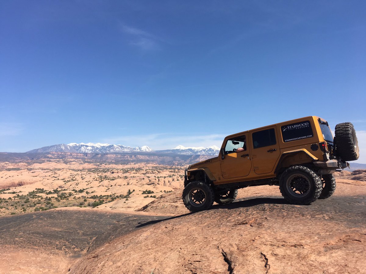 Views. #starwoodmotors #jeep #wrangler #moab #ejs2017 #custom @StarwoodMotors @jeep @MoabJeepSafari