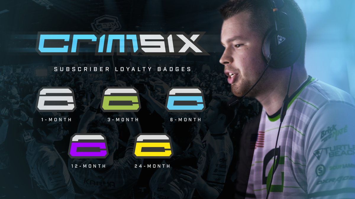 Crimsix's tweet photo. Shoutout to @Moshua911 for the new sub badges!!! I like these ones a lot more. Be sure to subscribe @ https://t.co/He66M2K5Jo https://t.co/o7ADyOnKvt