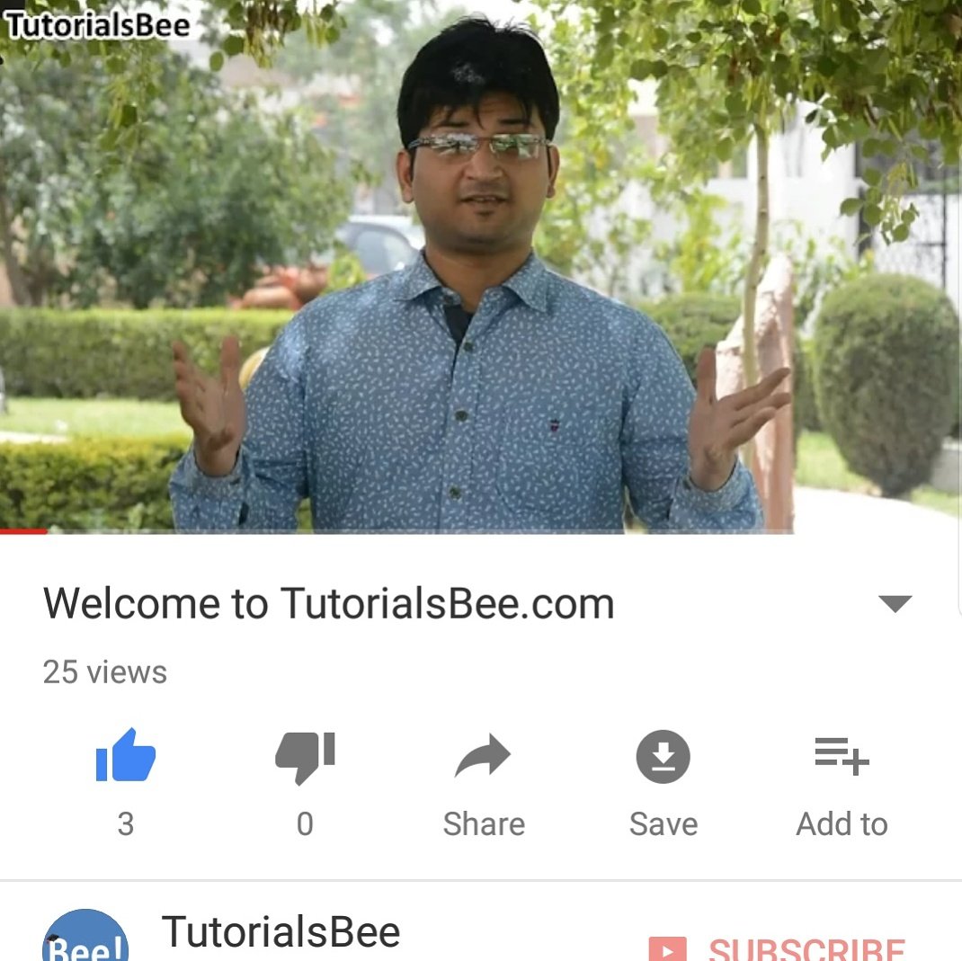 PankajSoniDev's tweet image. Our new video on TutorialsBeeYouTube Channel youtu.be/50jBJizH46Q #TutorialsBee