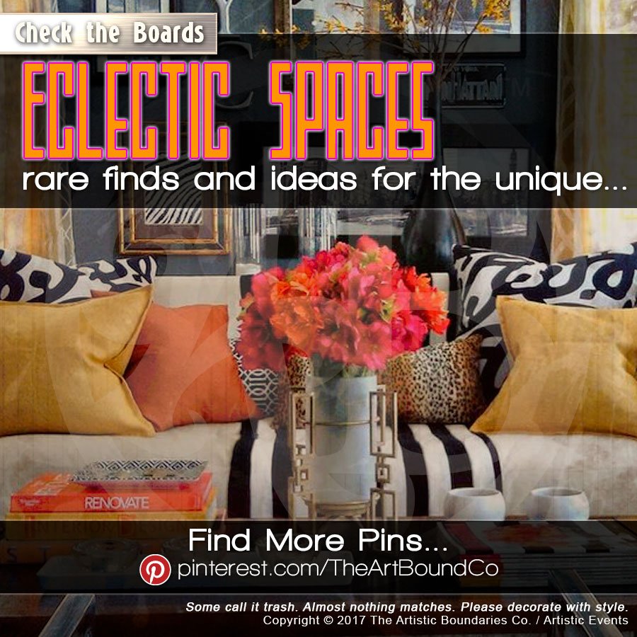 artisticboundco's tweet image. Eclectic Spaces... Sharing pins and rare finds on Tuesday. Get inspired and creative @ pinterest.com/TheArtBoundCo/ #eclecticspaces