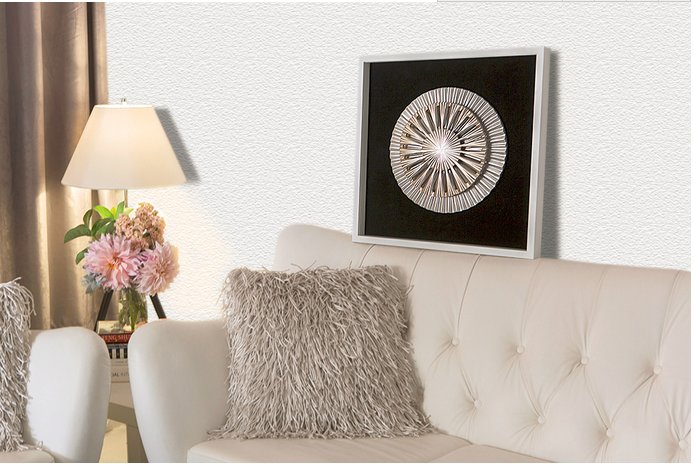 Our 3D designs can be custom coloured in superior quality paint to match your décor or they can be finished with a clear varnish